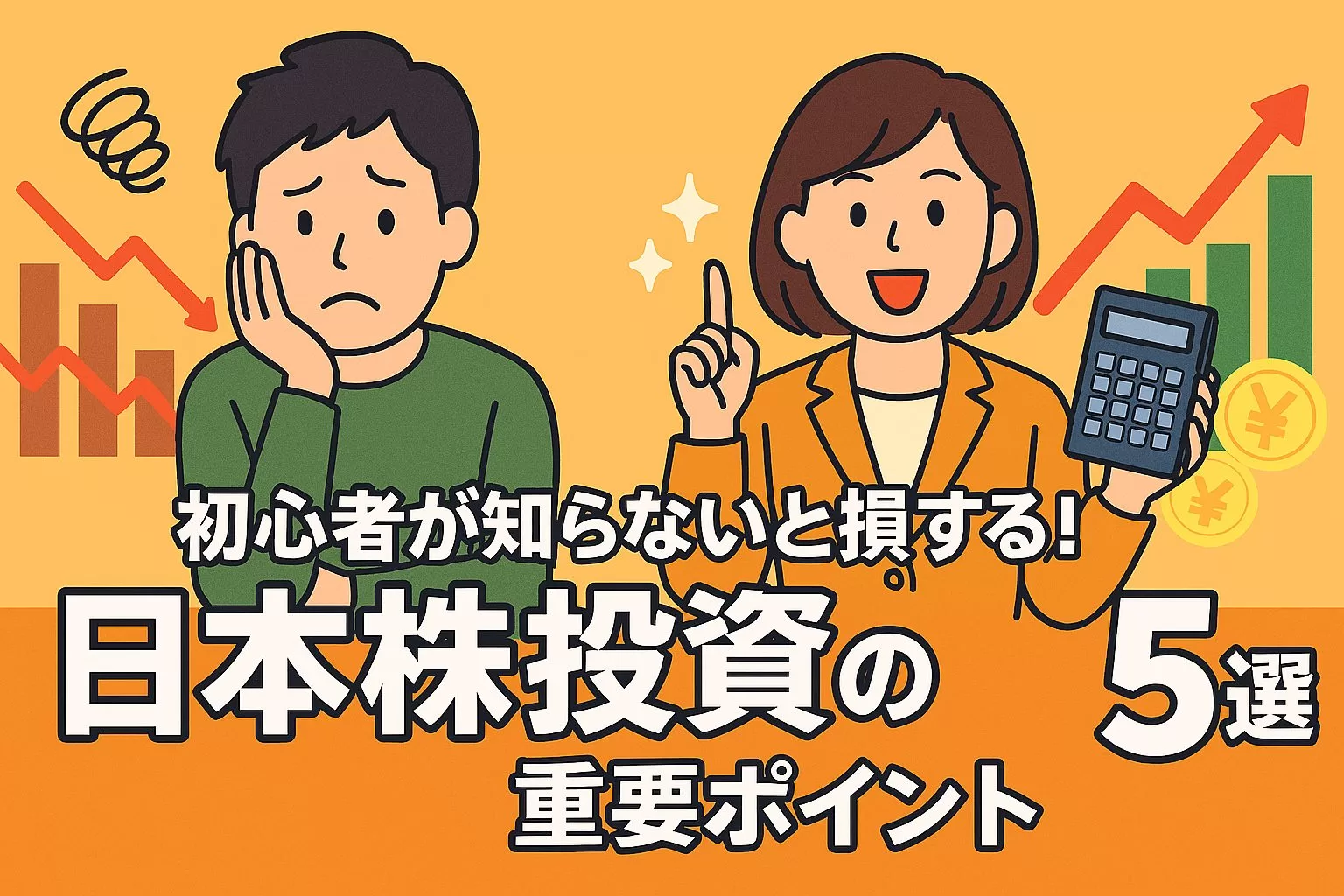 初心者が知らないと損する！日本株投資の重要ポイント5選
