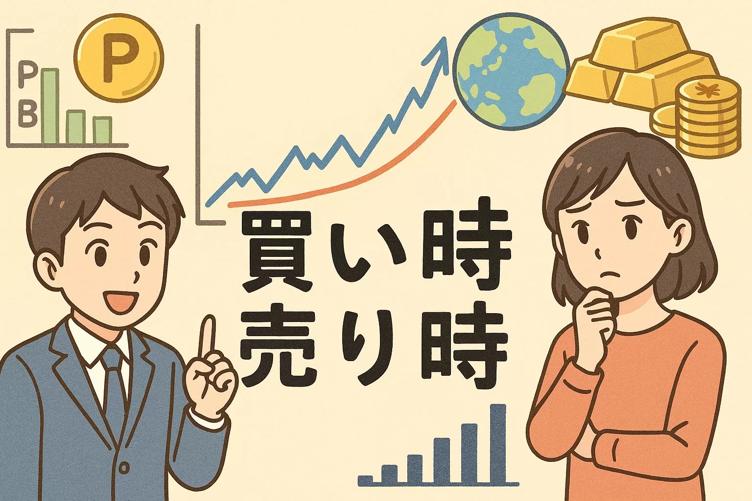 日本株の買い時と売り時を判断するための基準5選