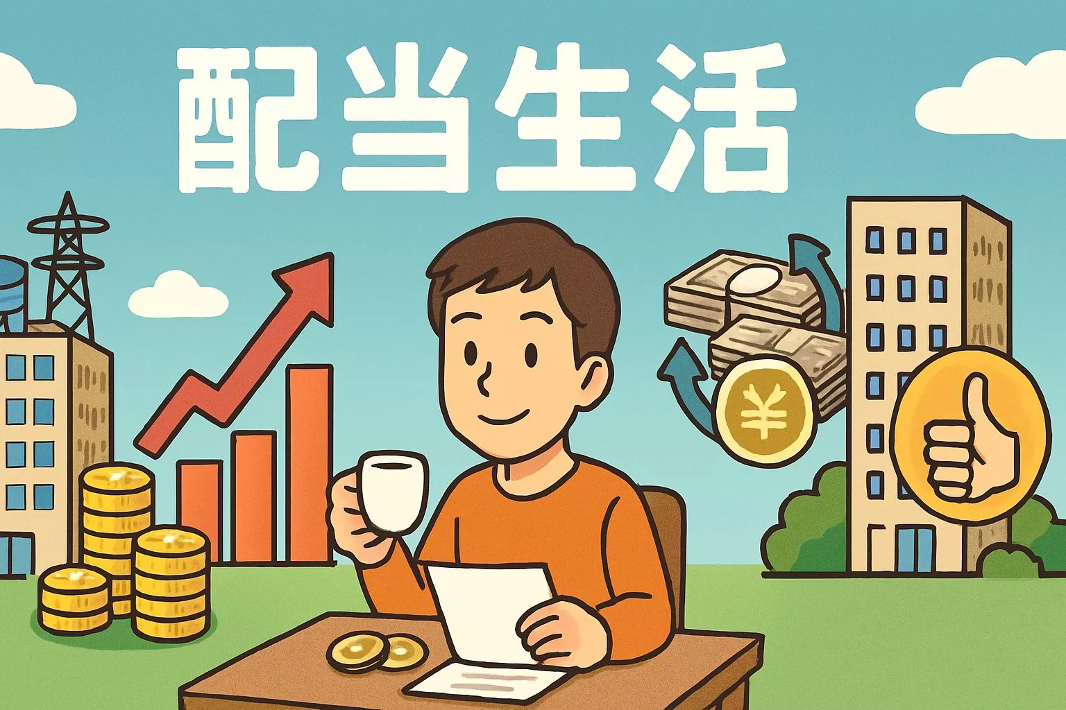 配当生活を目指す人におすすめの日本株の特徴5選