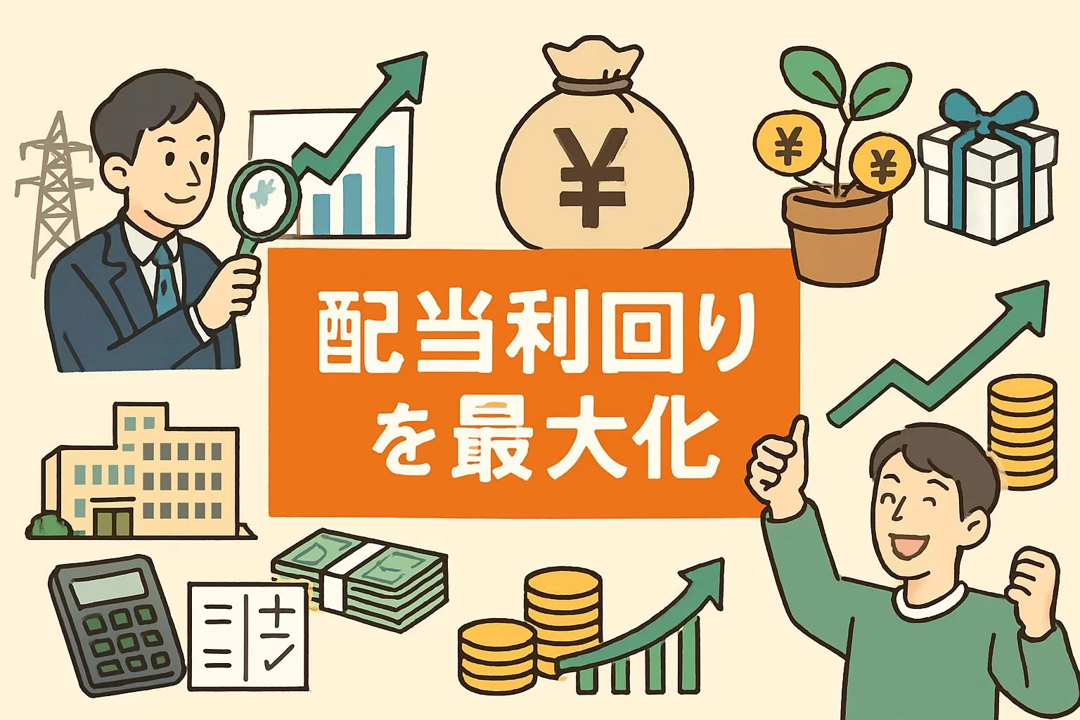 配当利回りを最大化するための日本株の選び方5選