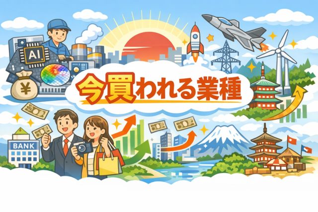 日本株が伸びる理由と今買われる業種