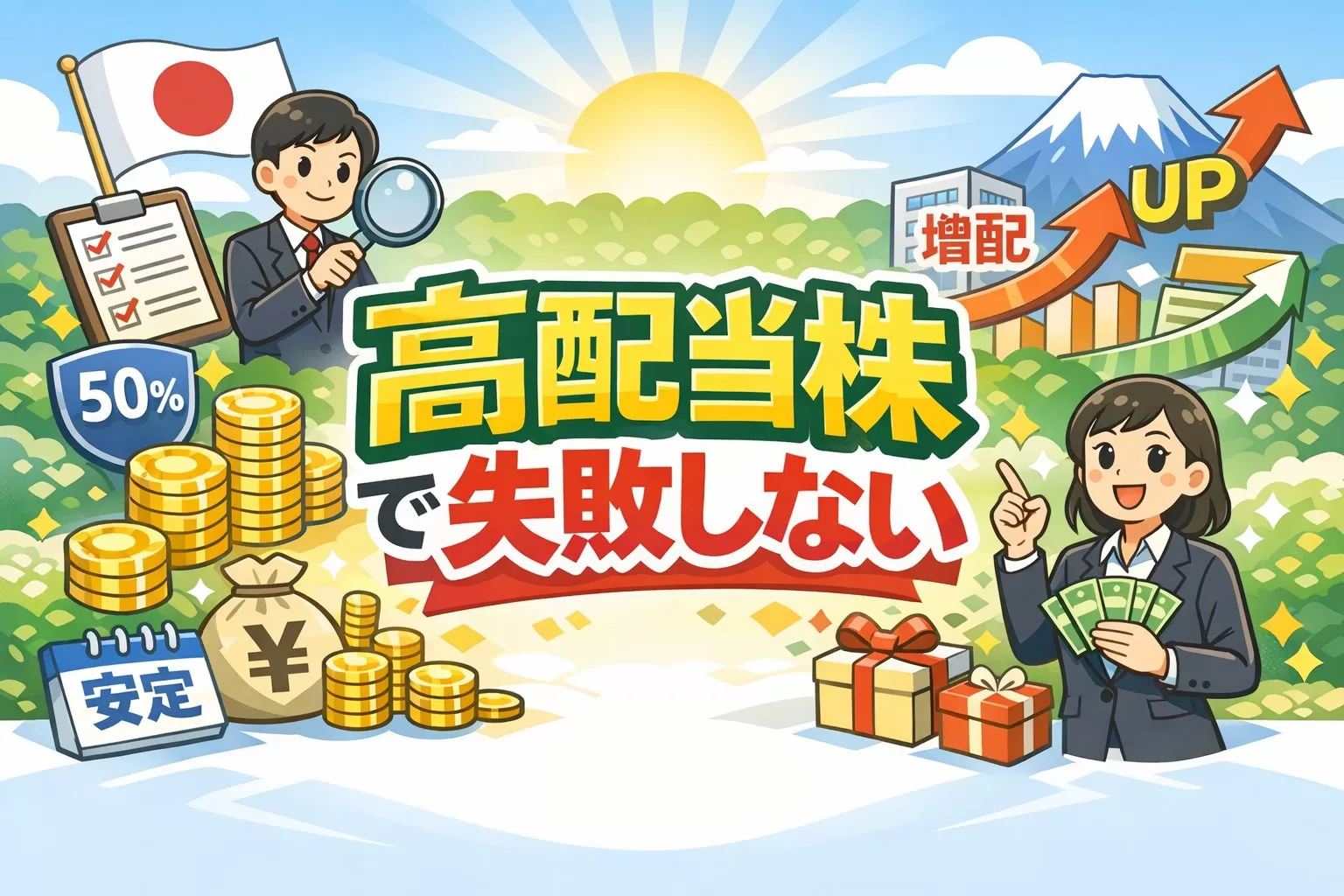 高配当株で失敗しないための5条件を徹底解説【日本株投資の最適解】