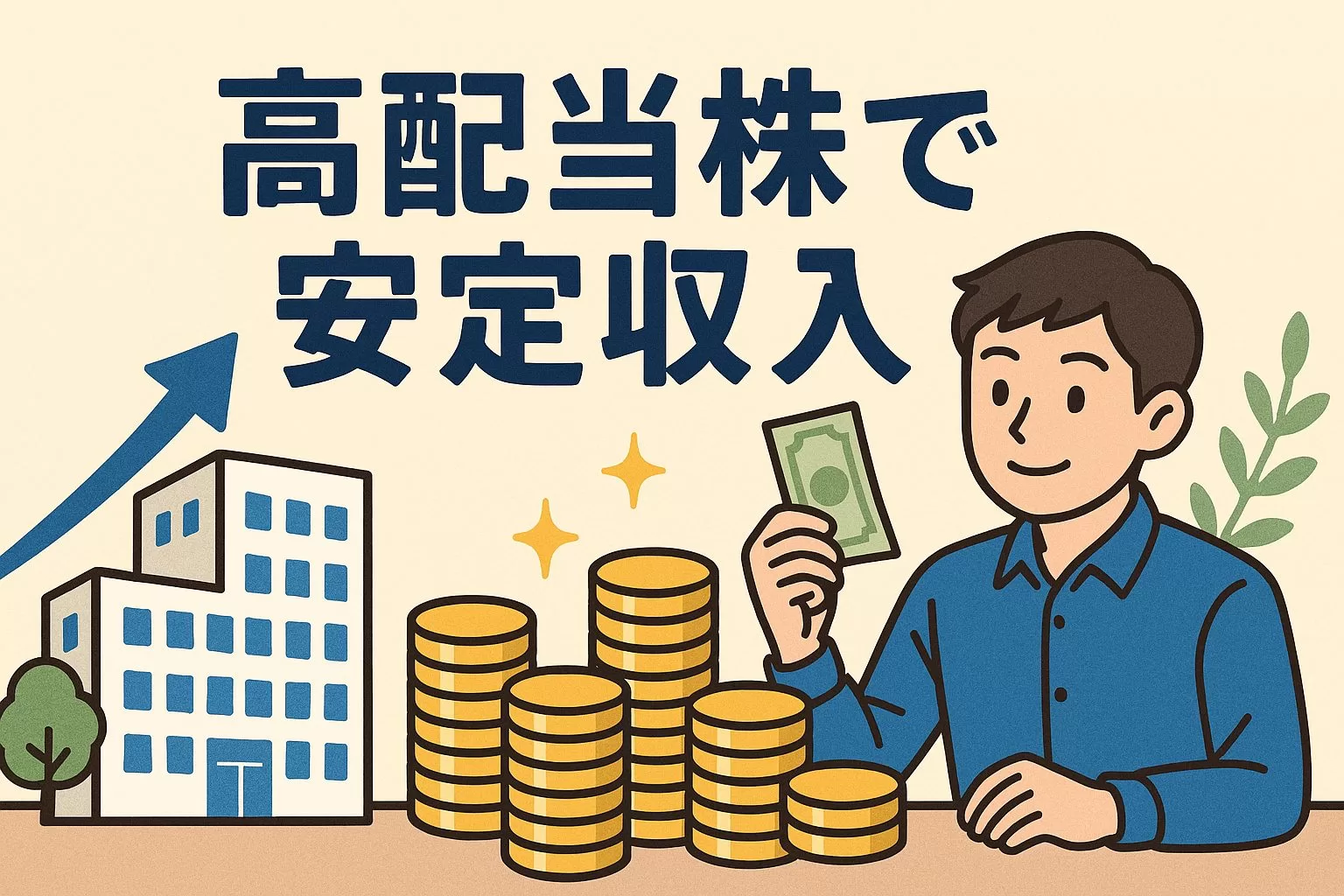 安定収入を狙うならこれ！日本の高配当株おすすめ戦略