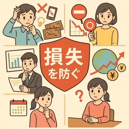 日本株投資で大きな損失を防ぐための注意点5選