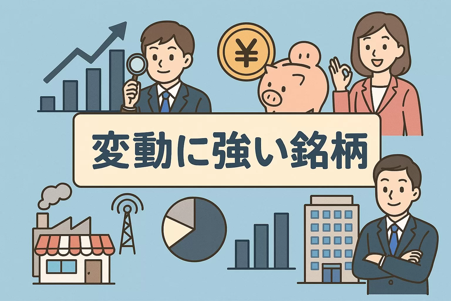 変動相場でも負けない日本株の選び方5選【初心者向け】