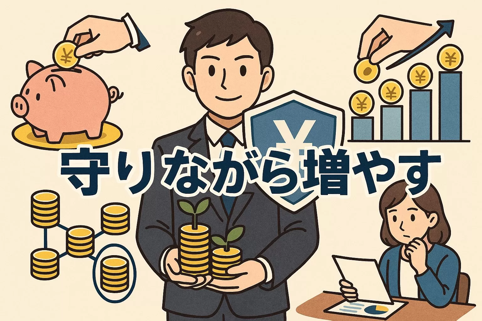 守りながら増やす 資金を減らさない投資戦略5選