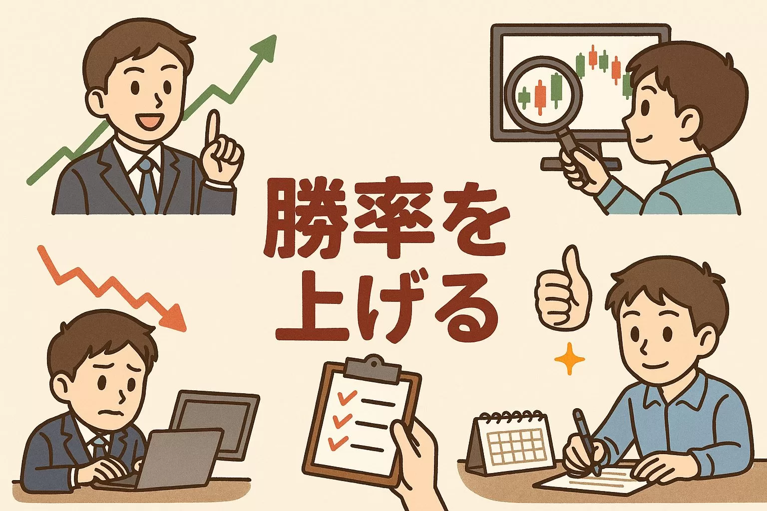 日本株スイングで負けない人が必ず守るルール5選