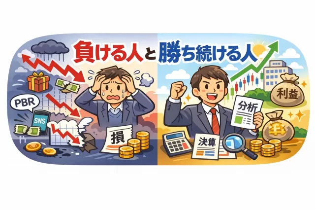 日本株で負ける人の共通点と勝ち続ける投資家の思考法