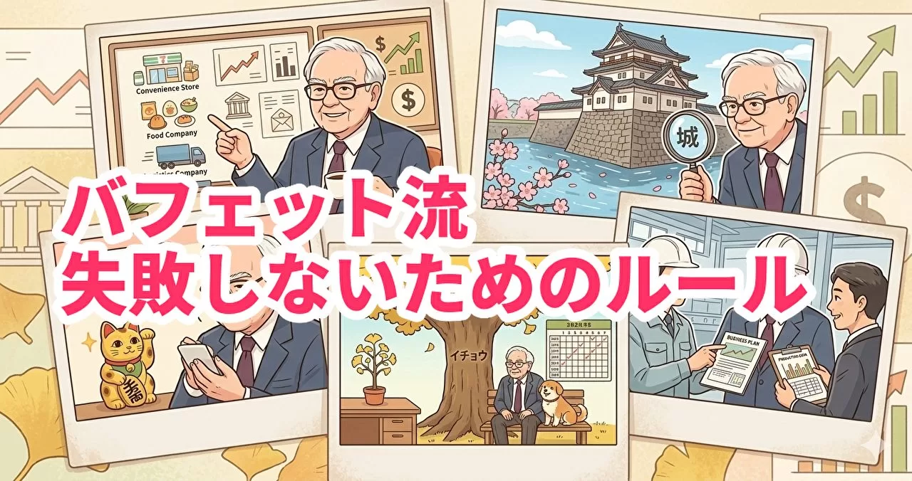 バフェット流日本株投資術で失敗しないための売買ルール5選