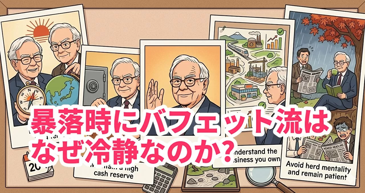バフェット流で勝つ日本株暴落時に冷静さを保つ5つの鉄則