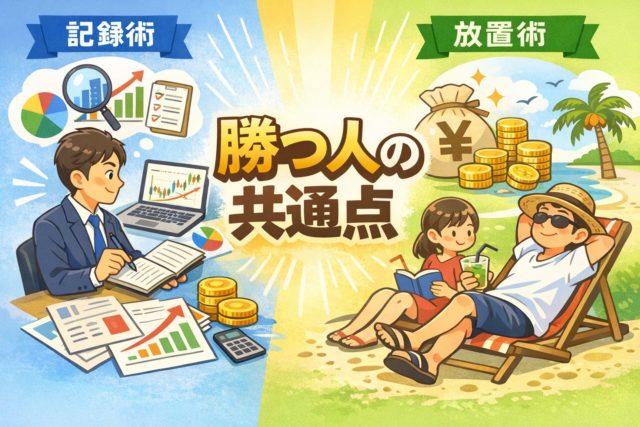日本株で勝つ人の共通点は「記録術」と「放置術」の使い分けだった