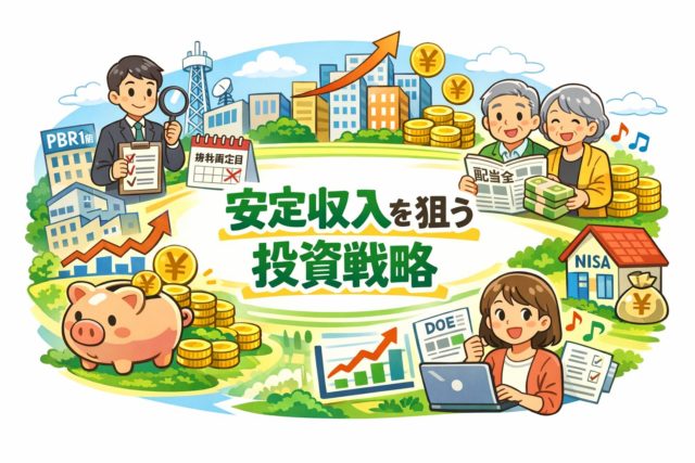 日本株の「高配当株」攻略法5選｜安定収入を狙う投資戦略