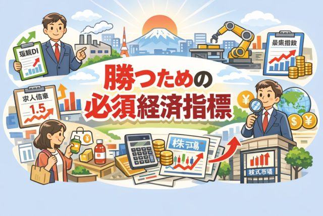 【2026年最新】日本株投資で勝つための必須経済指標5選と活用法