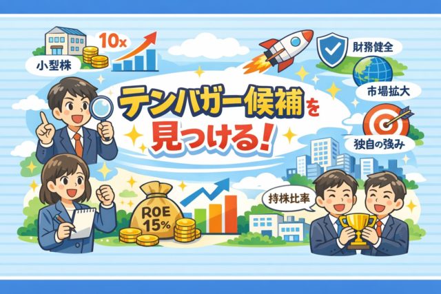 テンバガー候補を見つける！成長株投資のチェックポイント8選